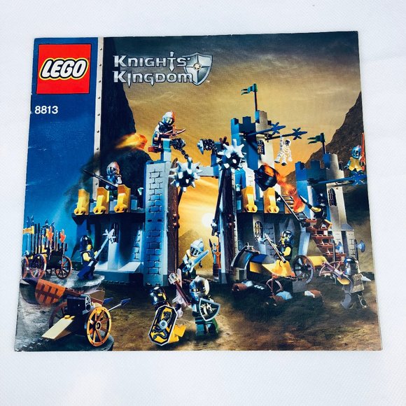 Lego Castle Knights Kingdom 8813 Battle at the Pass - Instruction Booklet Only - Picture 1 of 4